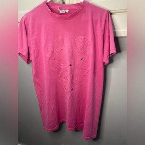 Hot pink hot air balloon tee
